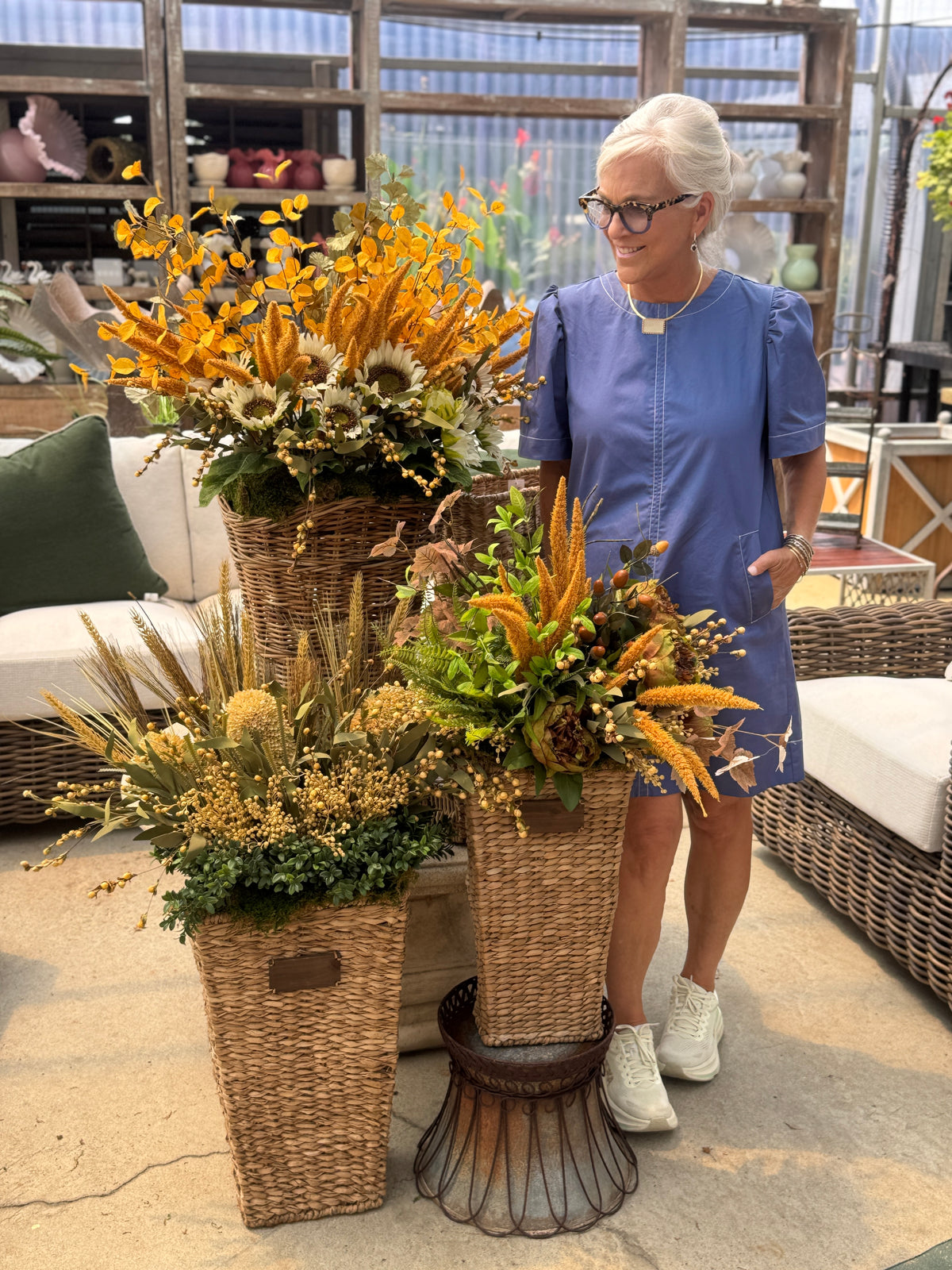 Fall Hanging Wall Basket Drop-Ins