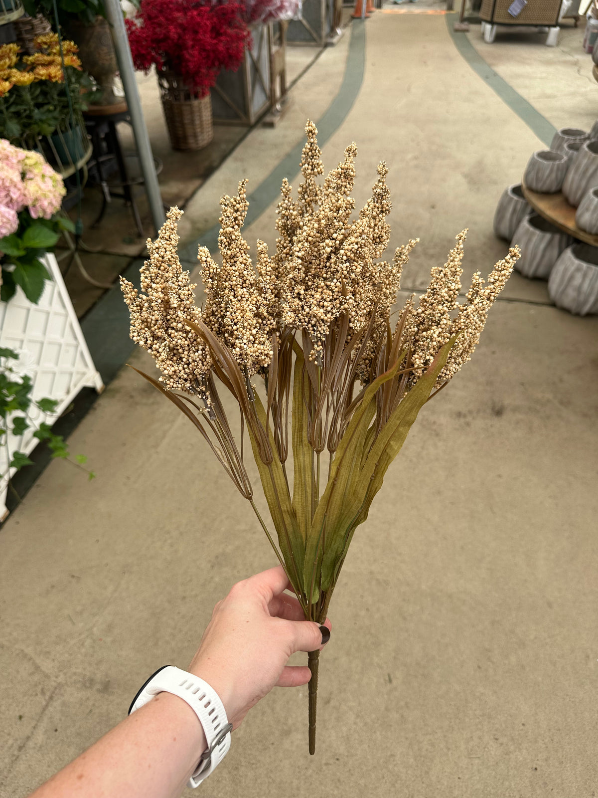 20" FAUX DRIED ASTILBE PICK