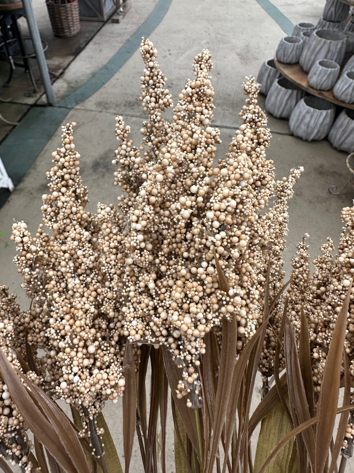 20" FAUX DRIED ASTILBE PICK