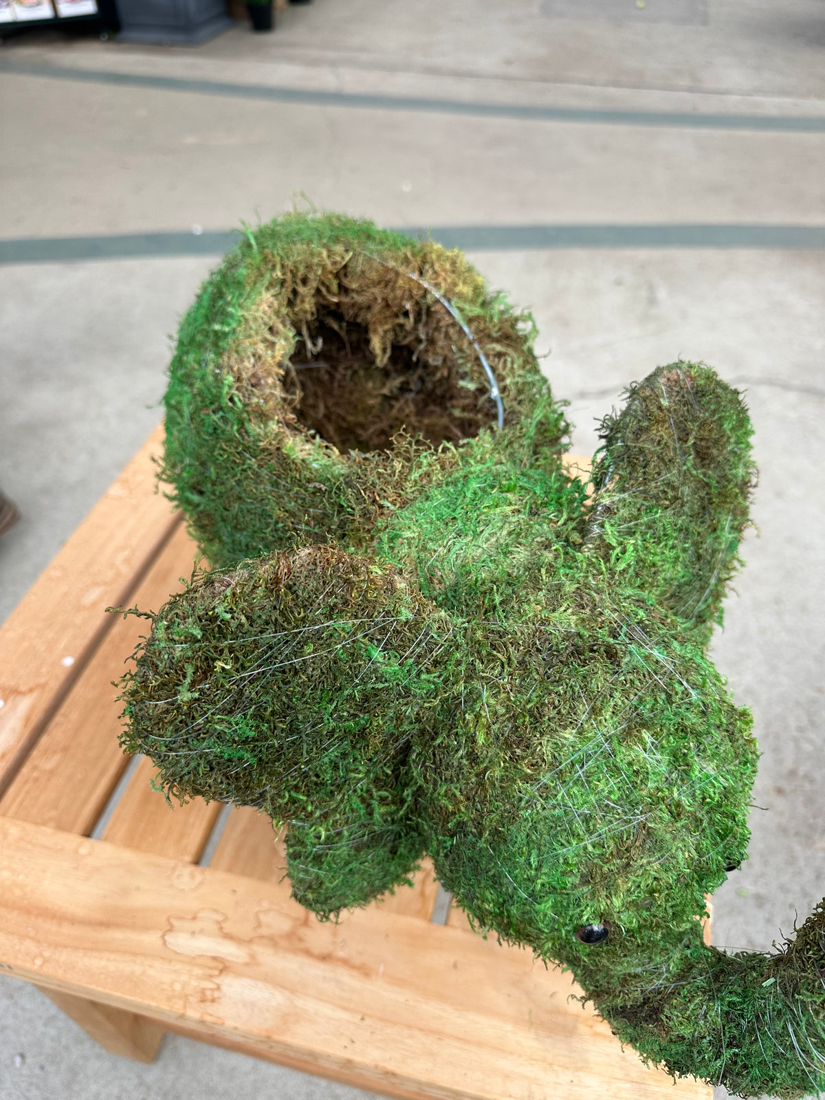 MOSSED ELEPHANT TOPIARY
