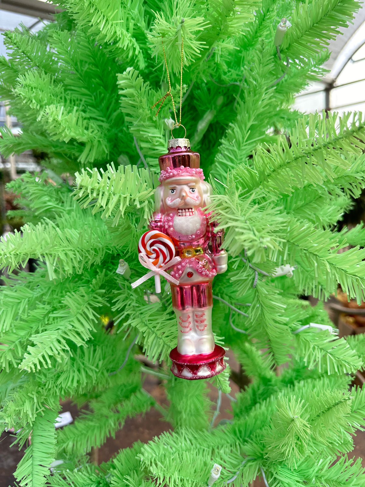 TOY SOLDIER W CANDY ORNAMENT