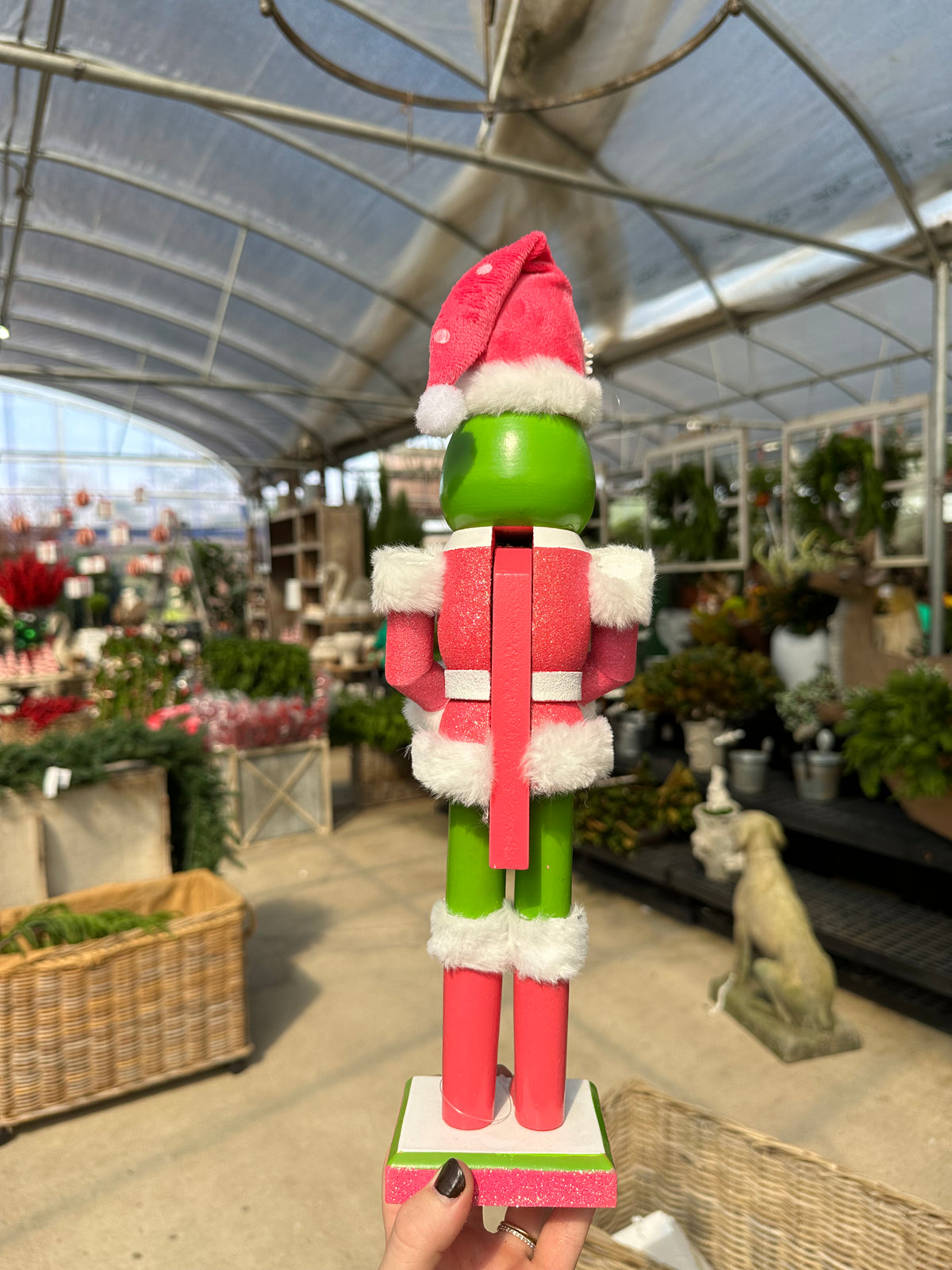 PINK GRINCH NUTCRACKER