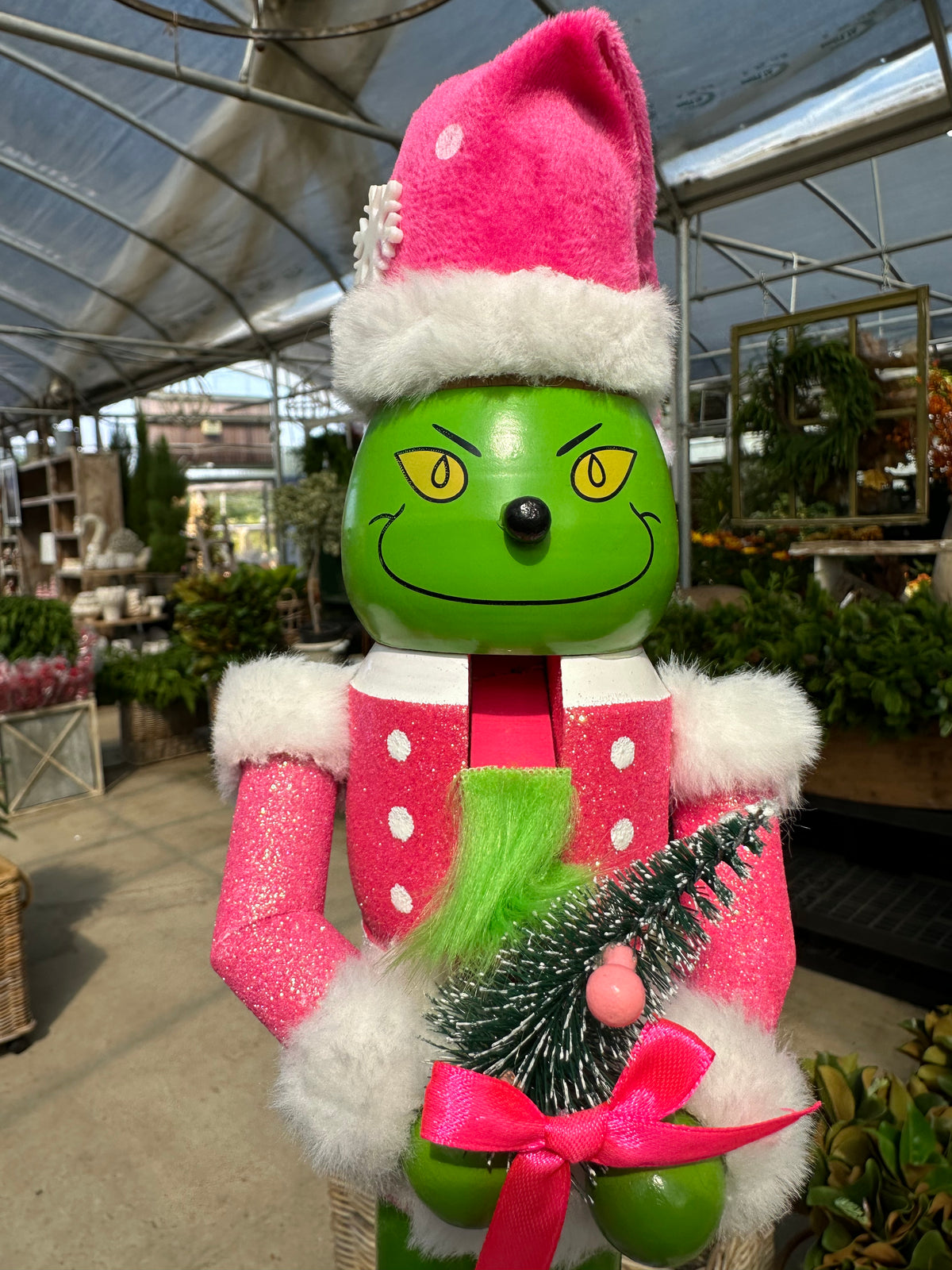 PINK GRINCH NUTCRACKER