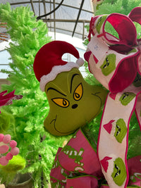 LARGE PLUSH GRINCH HEAD PICK