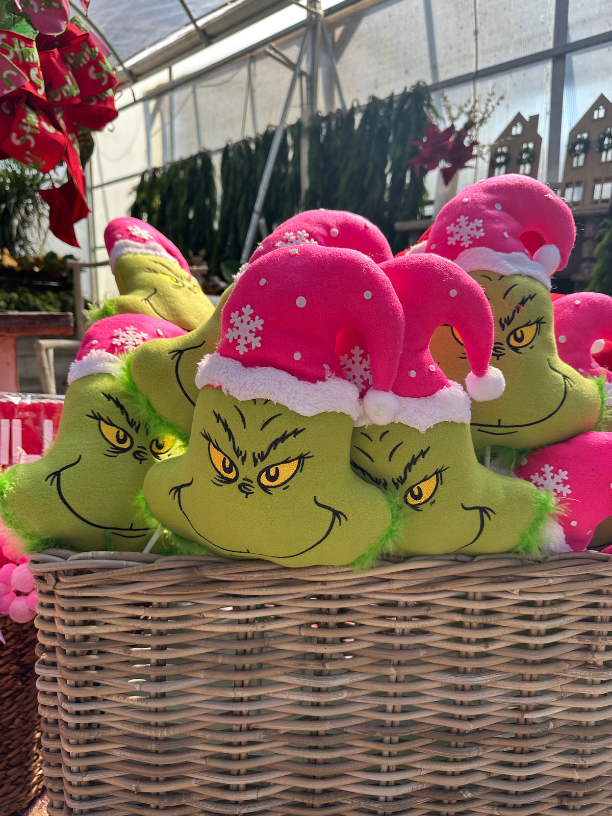 LARGE PLUSH GRINCH HEAD PICK