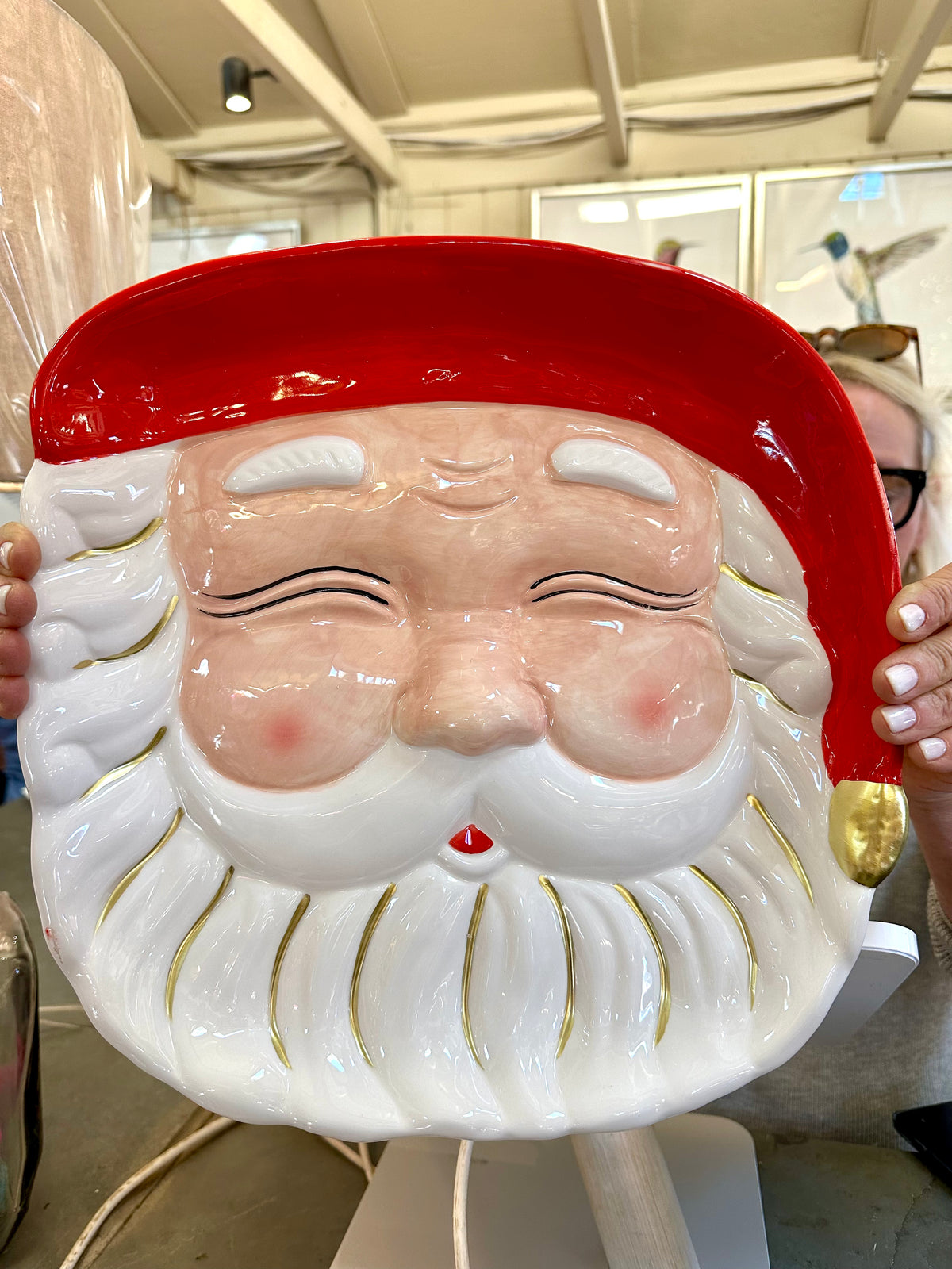 SANTA SERVING PLATTER