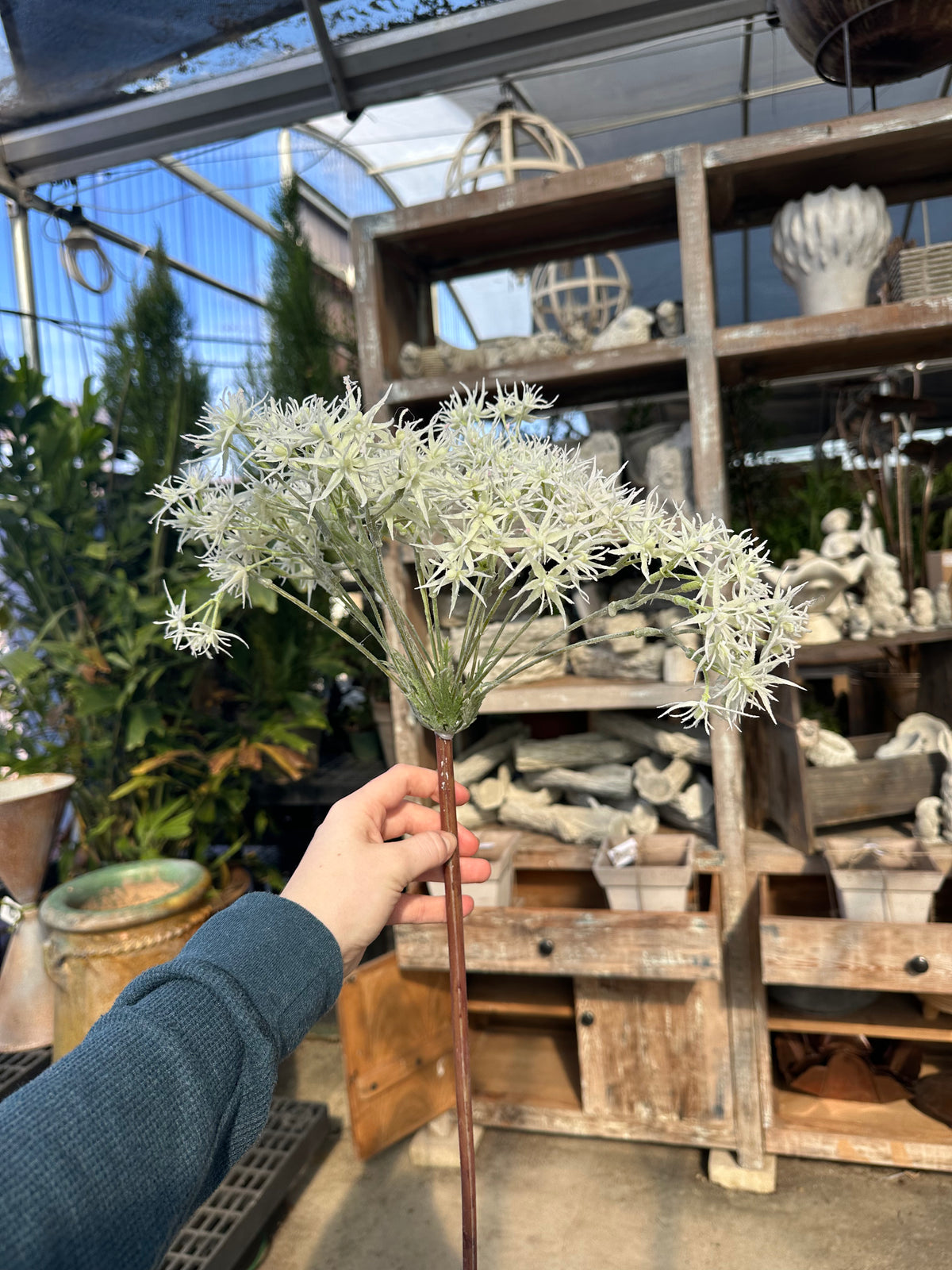 FAUX GRAND ALLIUM STEM