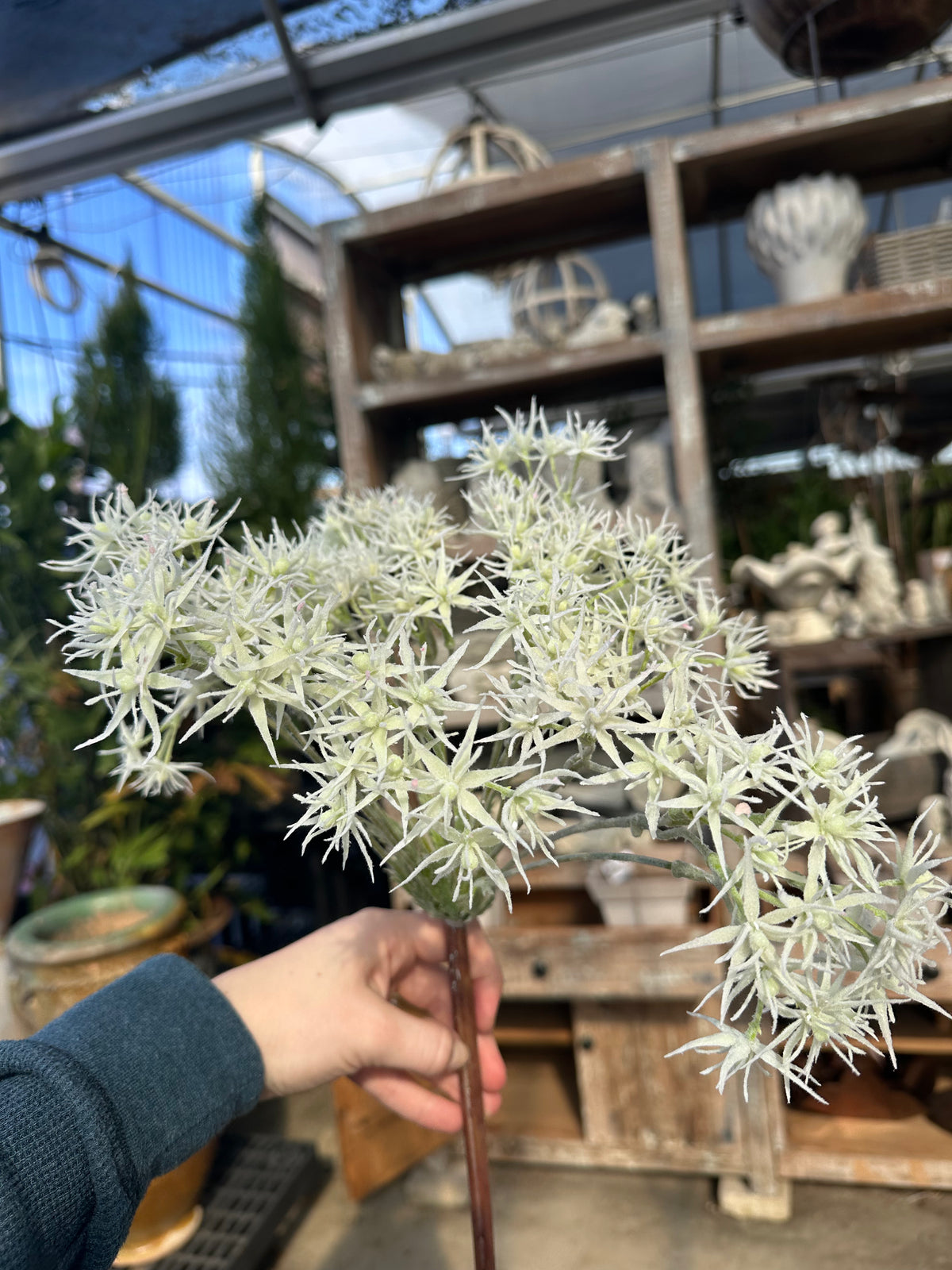 FAUX GRAND ALLIUM STEM