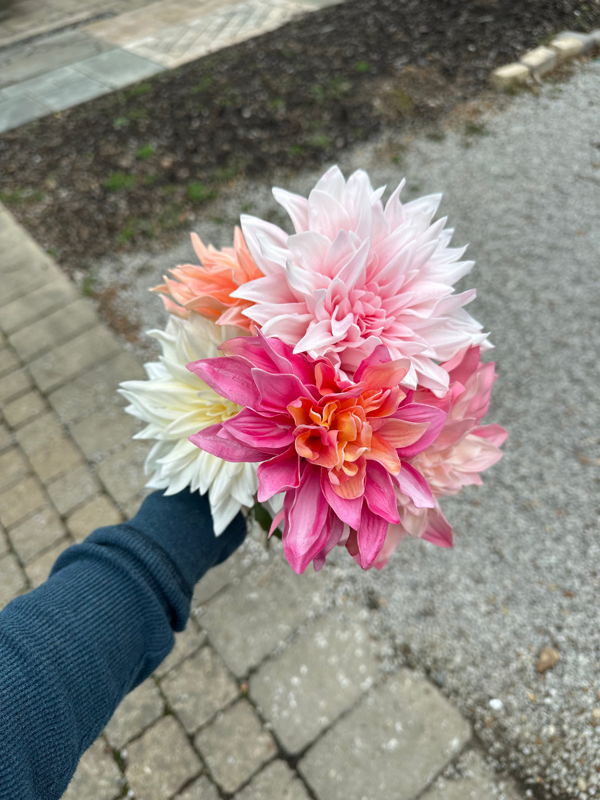 FAUX DAHLIA STEMS