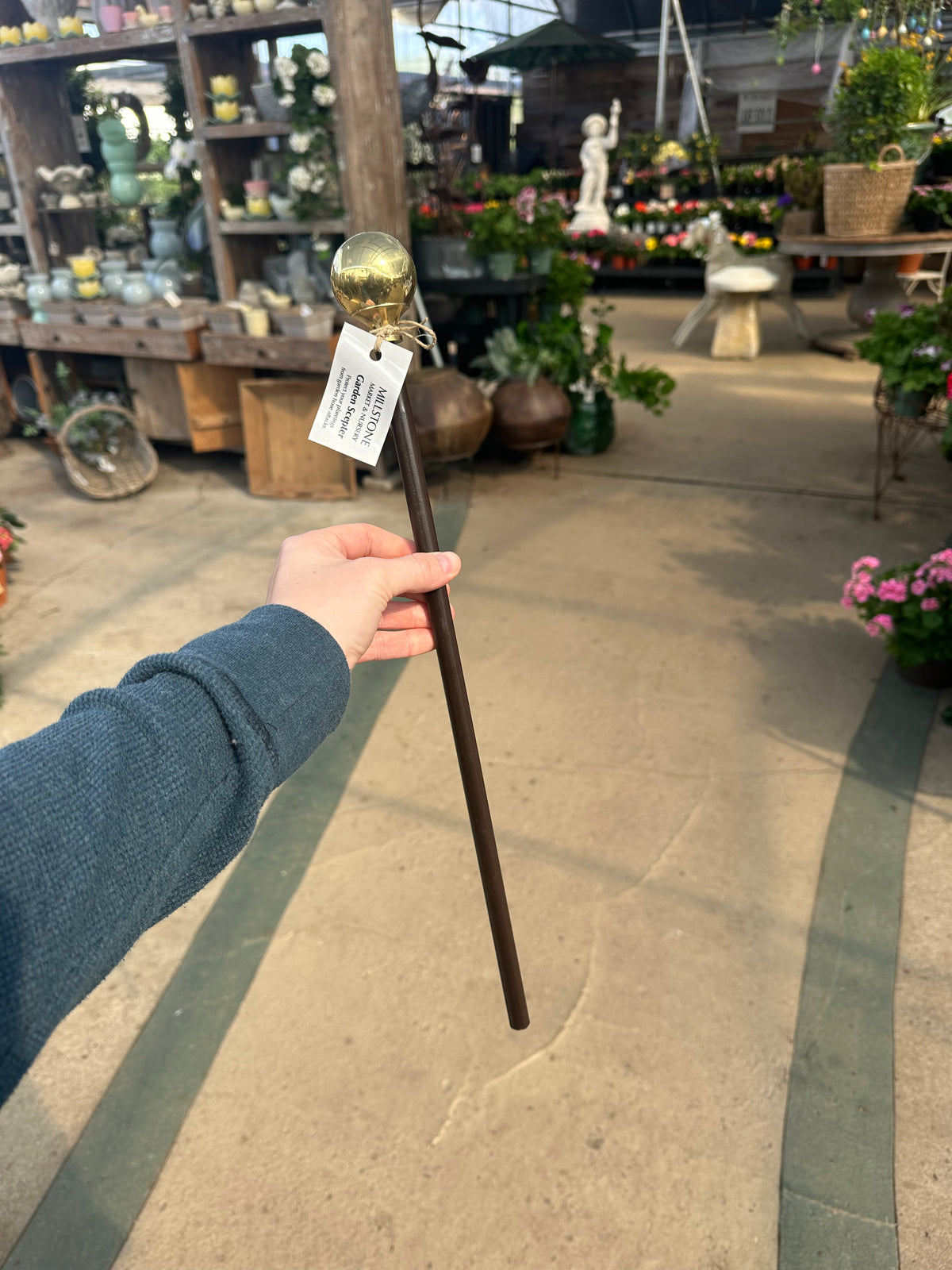 GARDEN HOSE STAKE