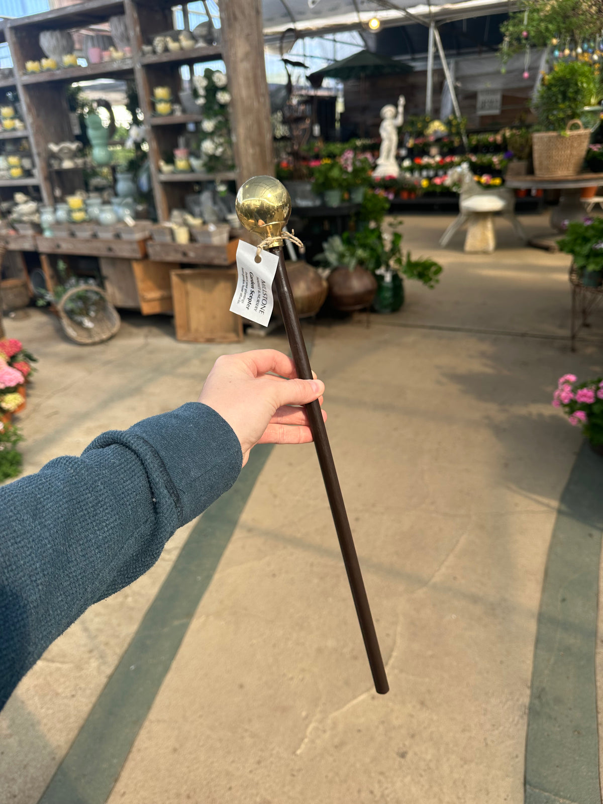 GARDEN HOSE STAKE