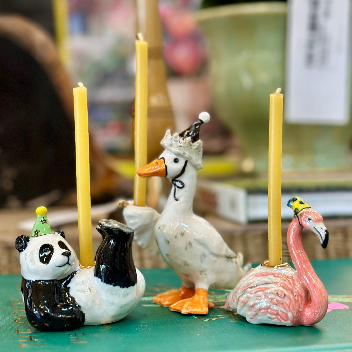 Hand-Painted Porcelain Cake Toppers
