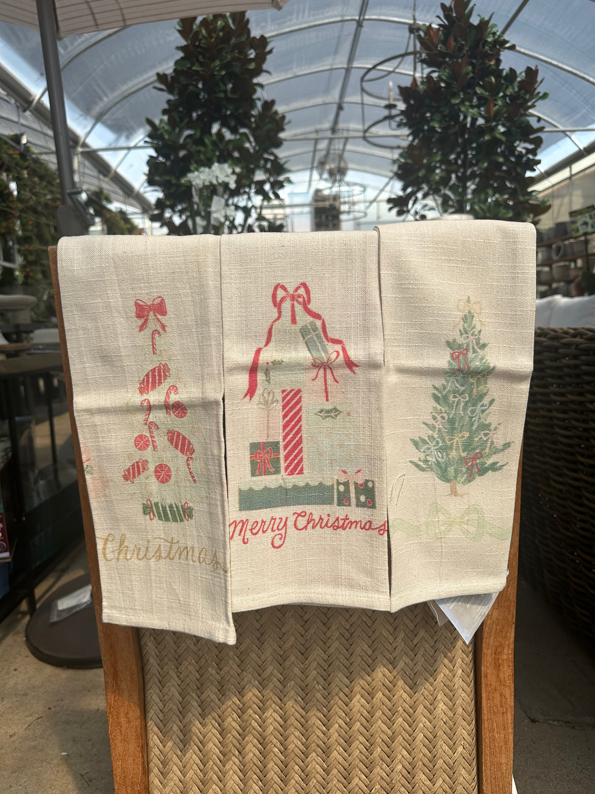 HOLIDAY PRINTS TEA TOWELS(SET OF 3)