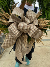 HANDMADE JUTE FALL BOW