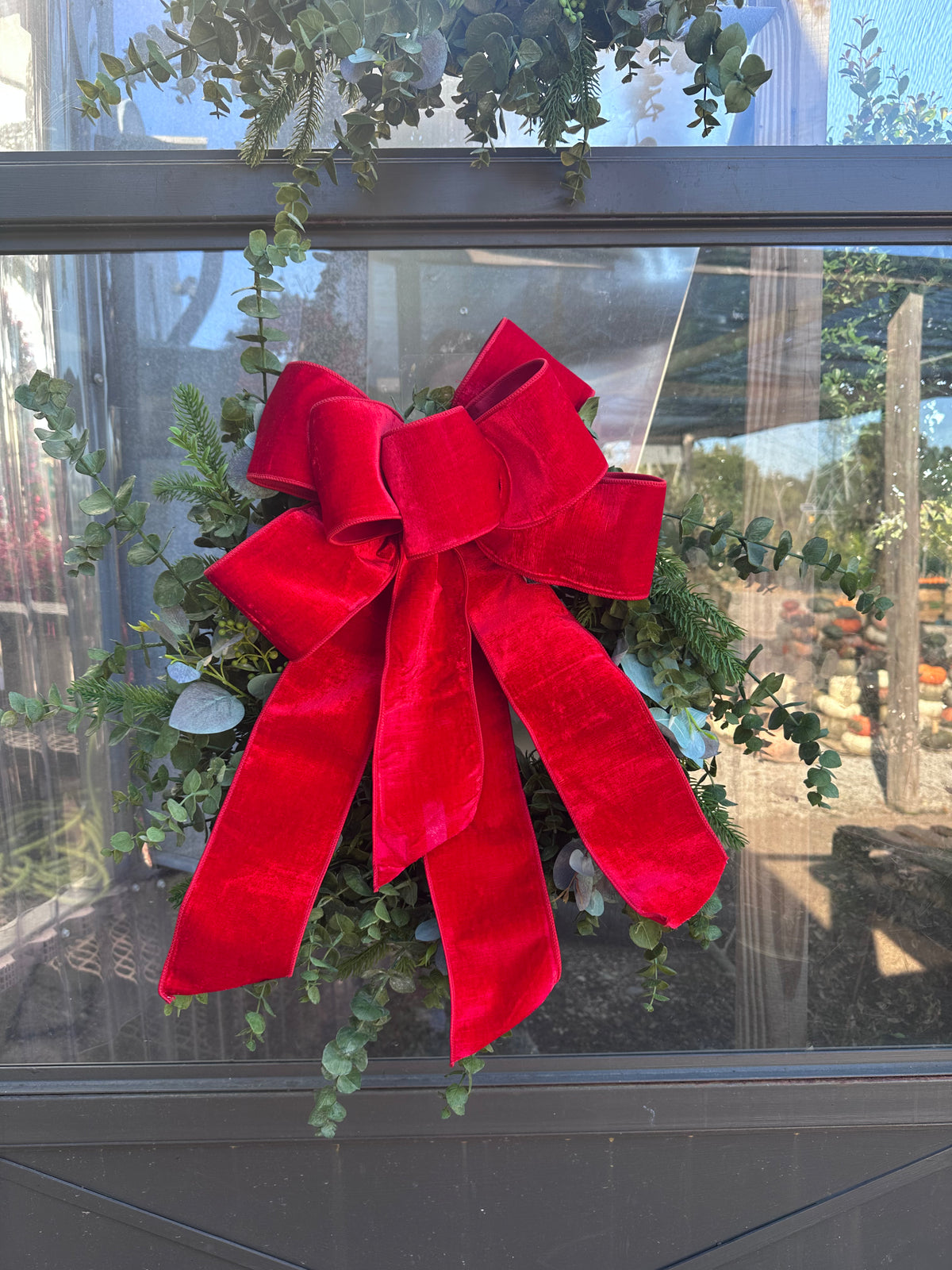 HANDMADE RED VELVET BOW