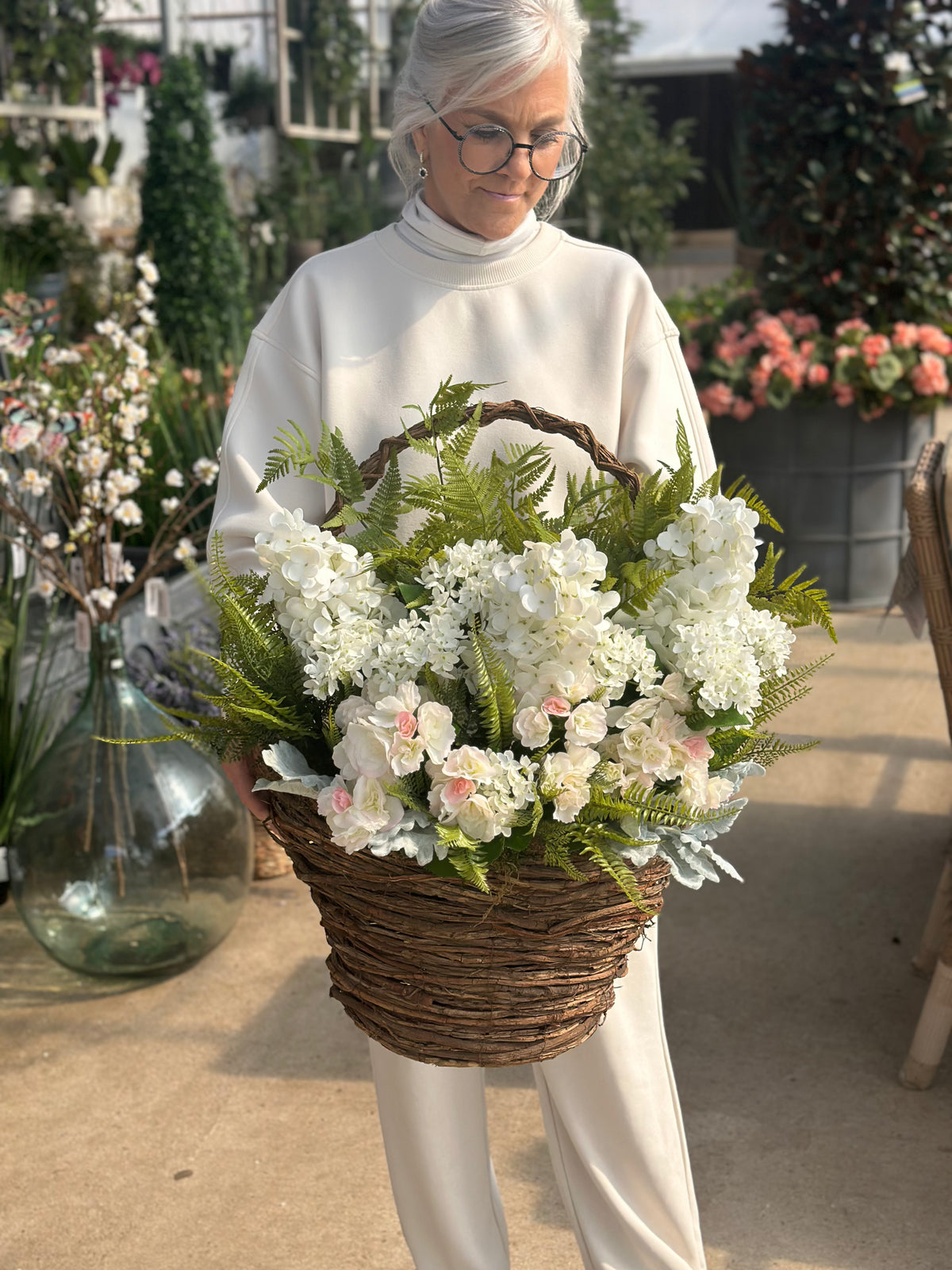"FLORAL SHOP" DOOR  ARRANGEMENT