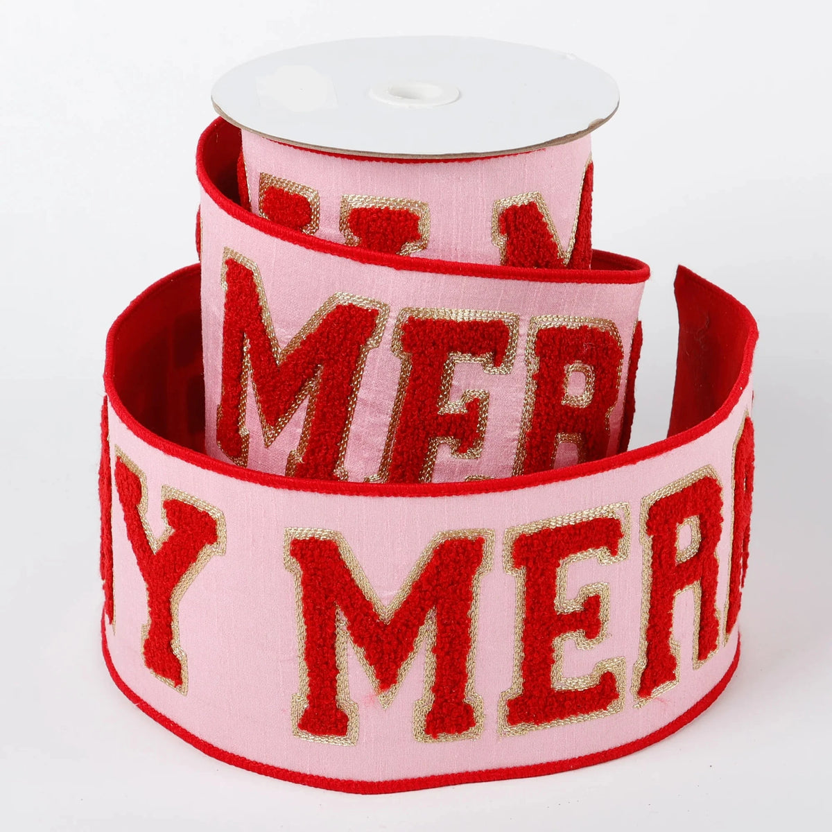 "MERRY MERRY" ROLL OF RIBBON