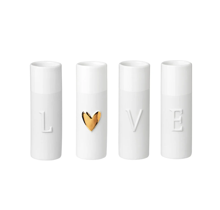 "LOVE" VASE SET