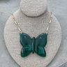 CARVED BUTTERFLY NECKLACE
