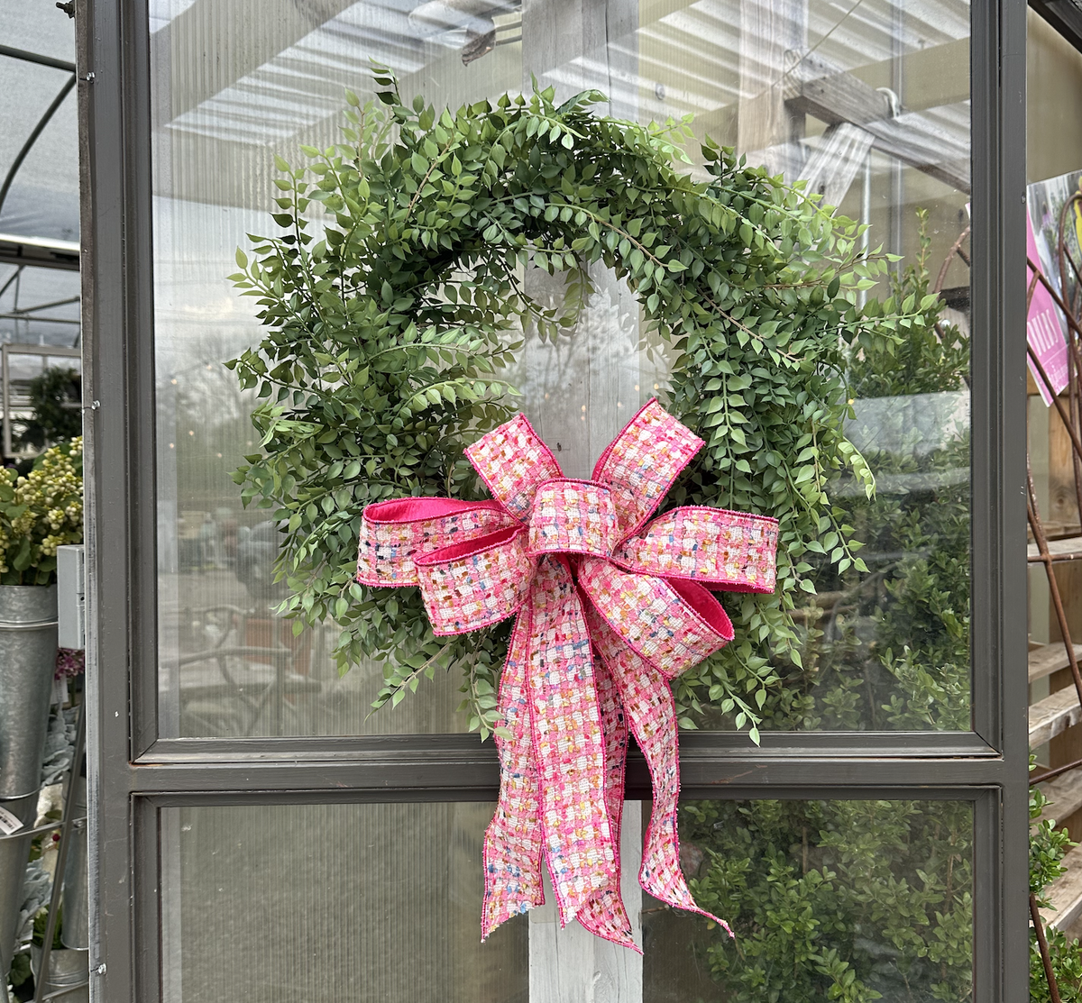 PINK & GOLD BOUCLE BOW