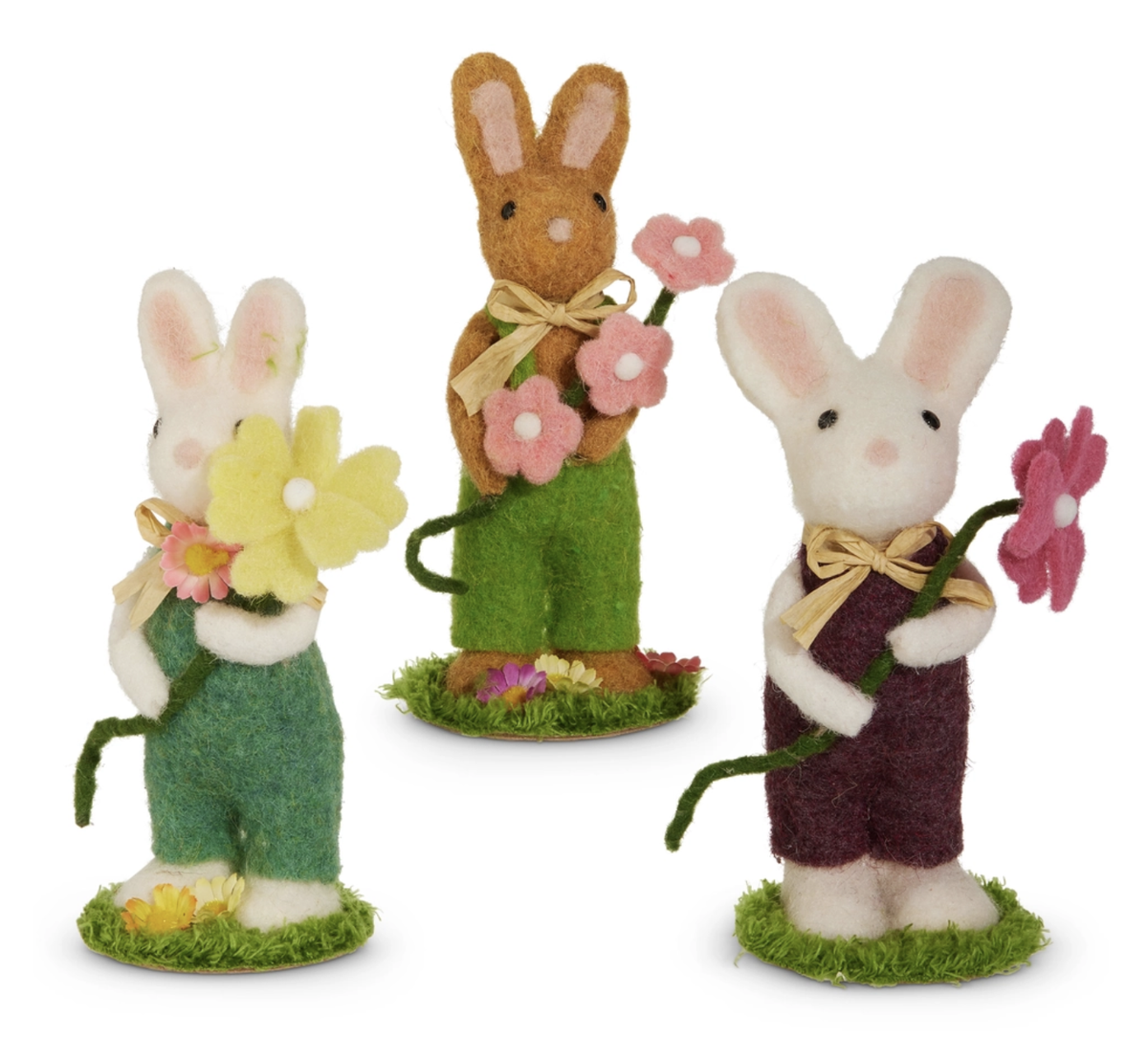 FELT BUNNY SET OF 3