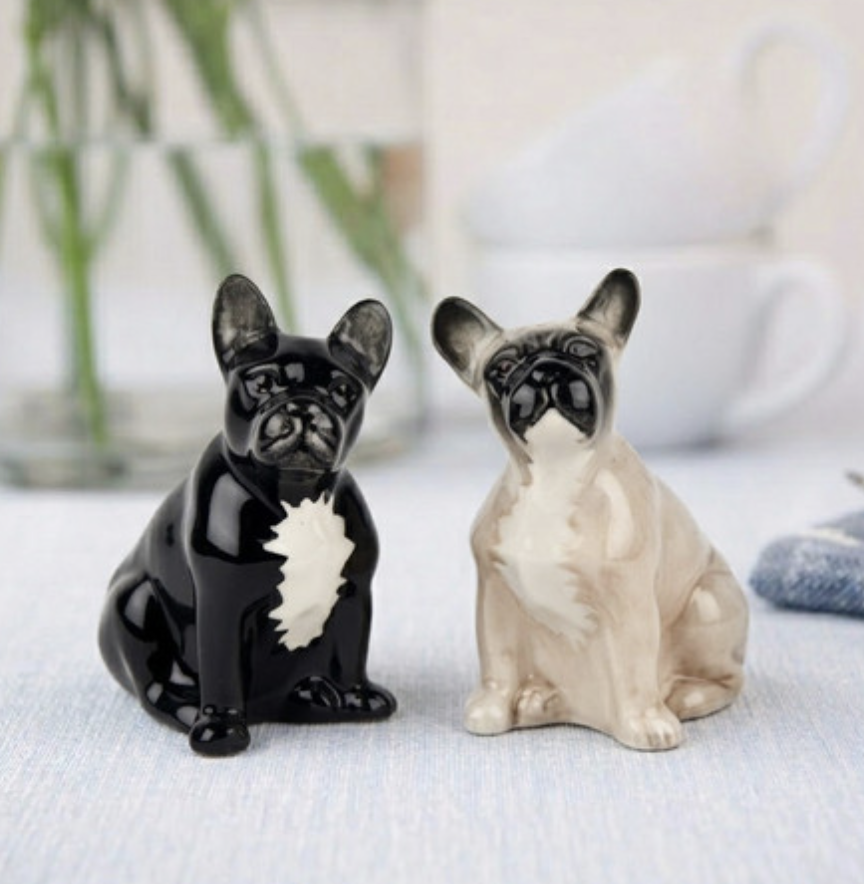 FRENCHIE SALT 'N' PEPPER SHAKER