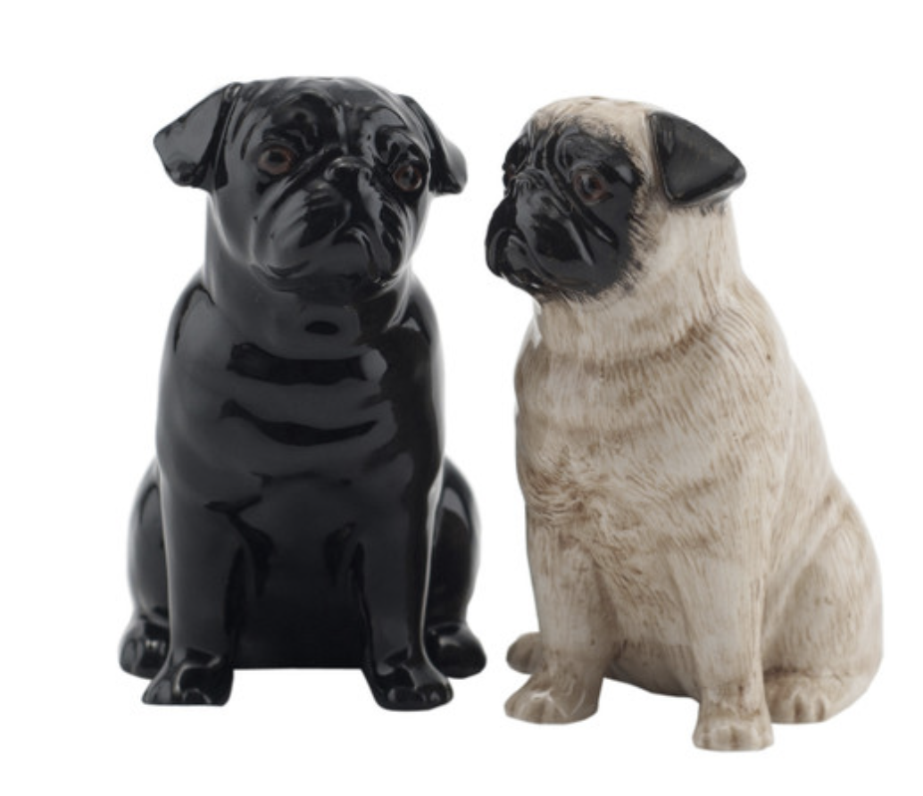 PUG SALT 'N' PEPPER SHAKERS