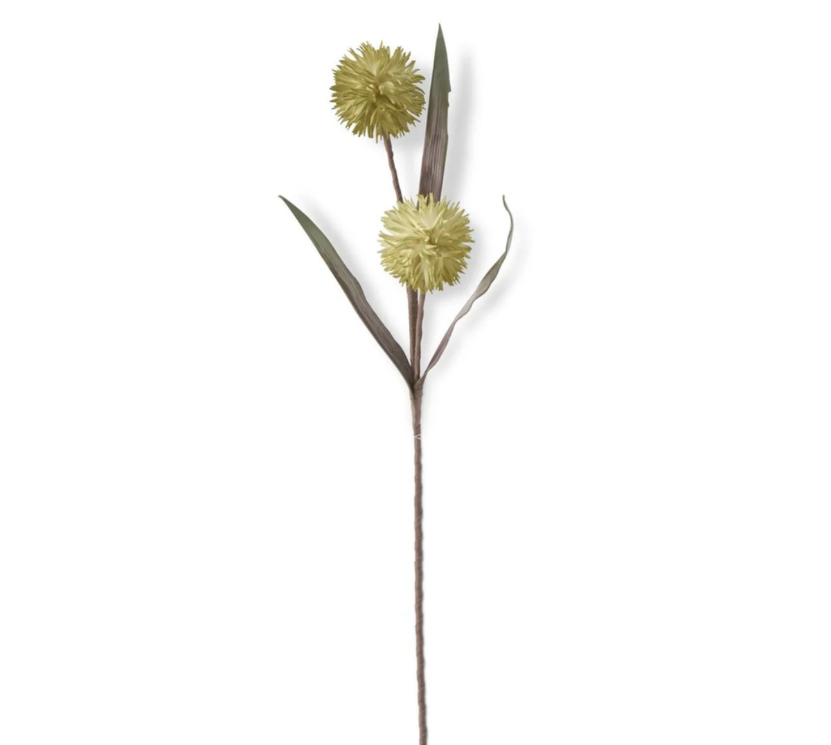 Tan & Green Eva Spikey Pod Stem