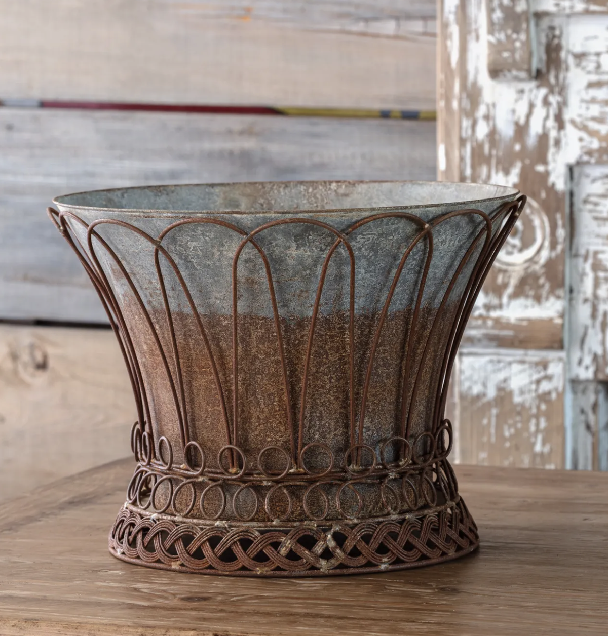 French Wire Planter