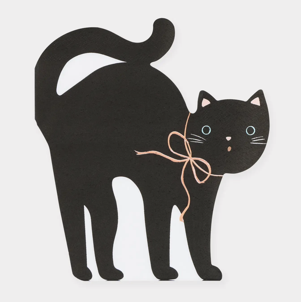 Halloween Cat Shaped Napkins