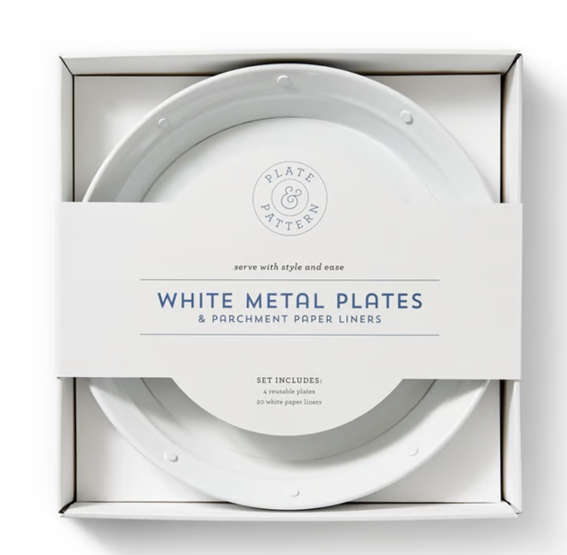 White Metal Plates