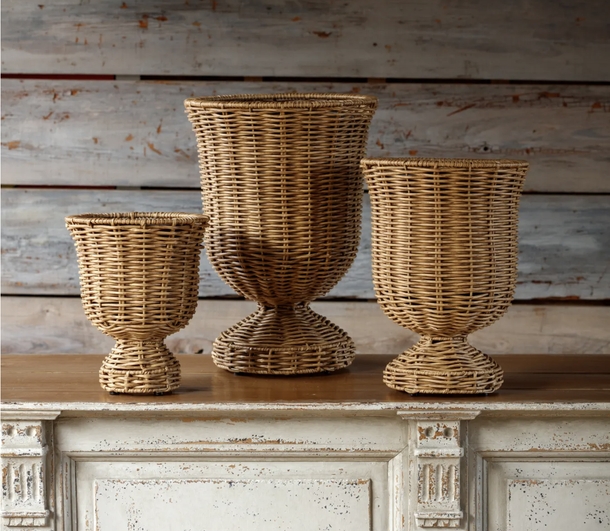 Poly Weave Urns