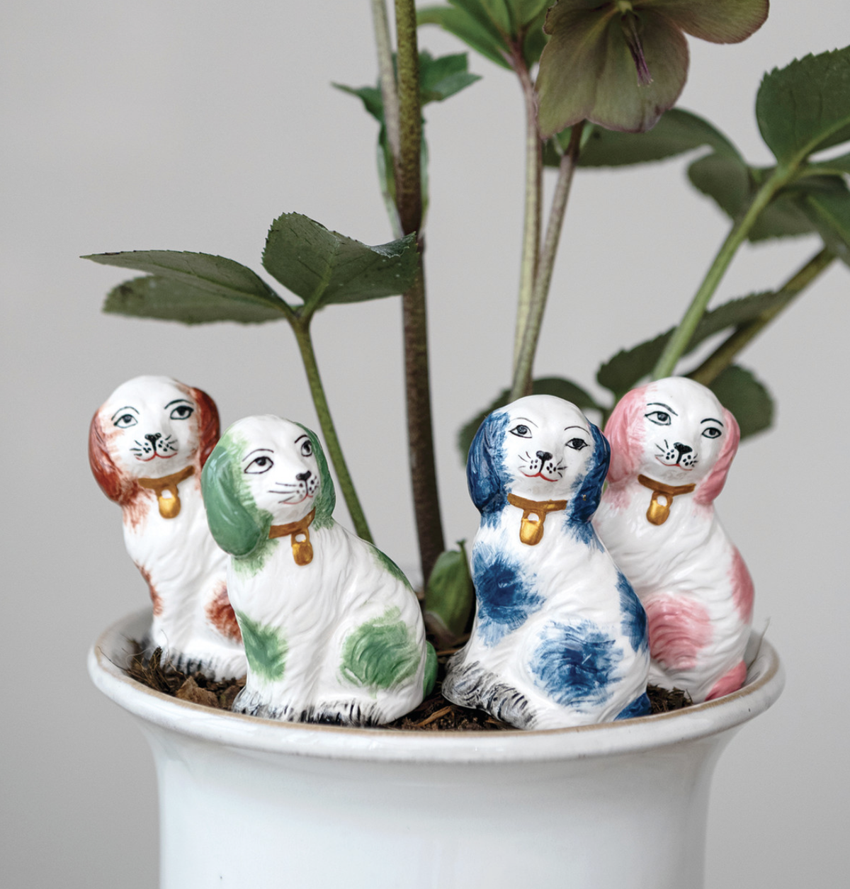 Staffordshire Dog Plant Stick