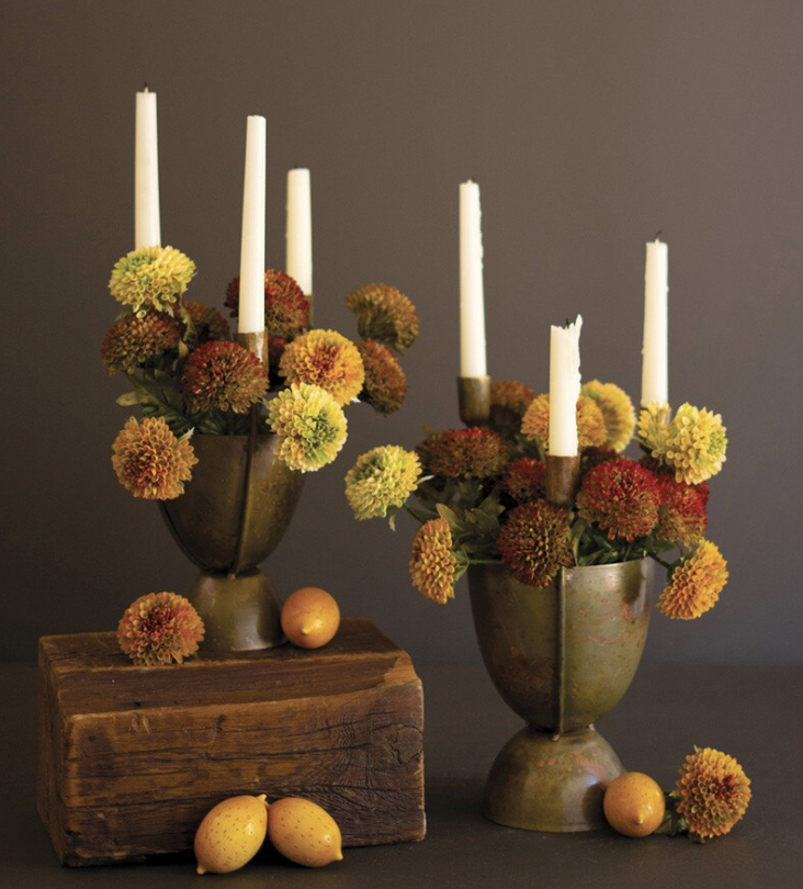 Set of 2 Candleabra Planters