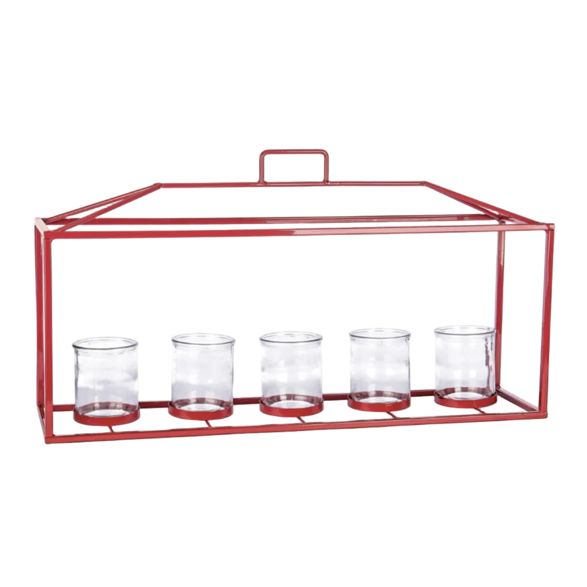Red 5-Votive Holder