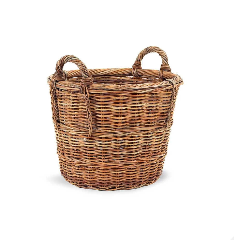 FRENCH COUNTRY LOG BASKET