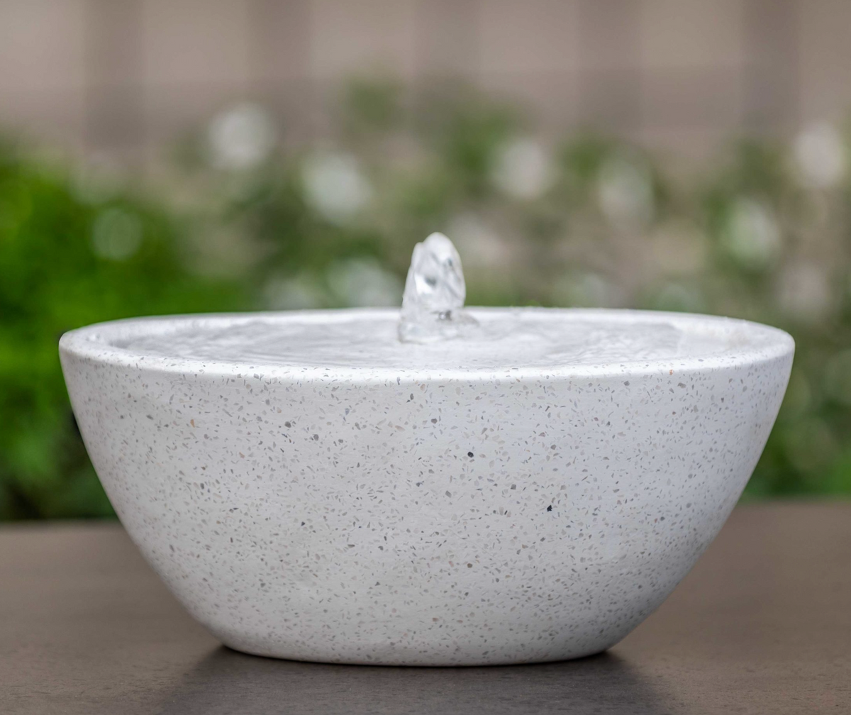 GEO OVAL TERRAZO FOUNTAIN C Millstone Market Nursery