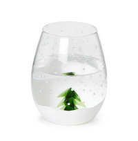 SNOWED-IN STEMLESS WINE GLASS SET