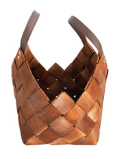 WOVEN BASKET WITH HANDLES