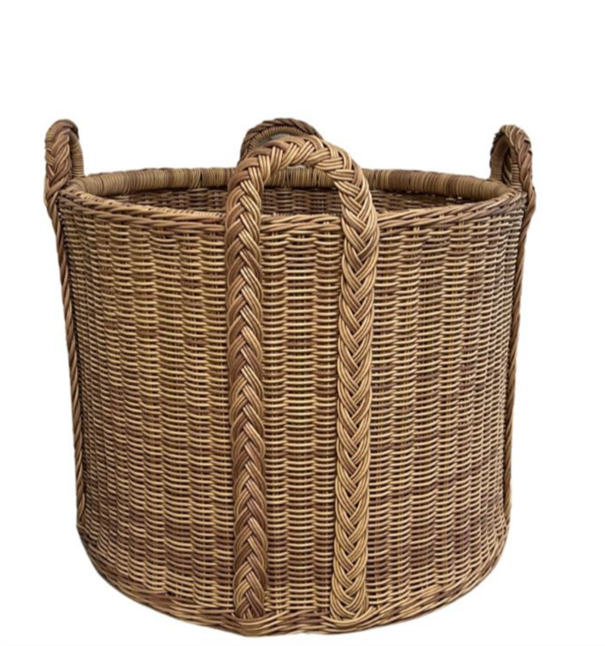 OUTDOOR ROUND COASTAL BASKET