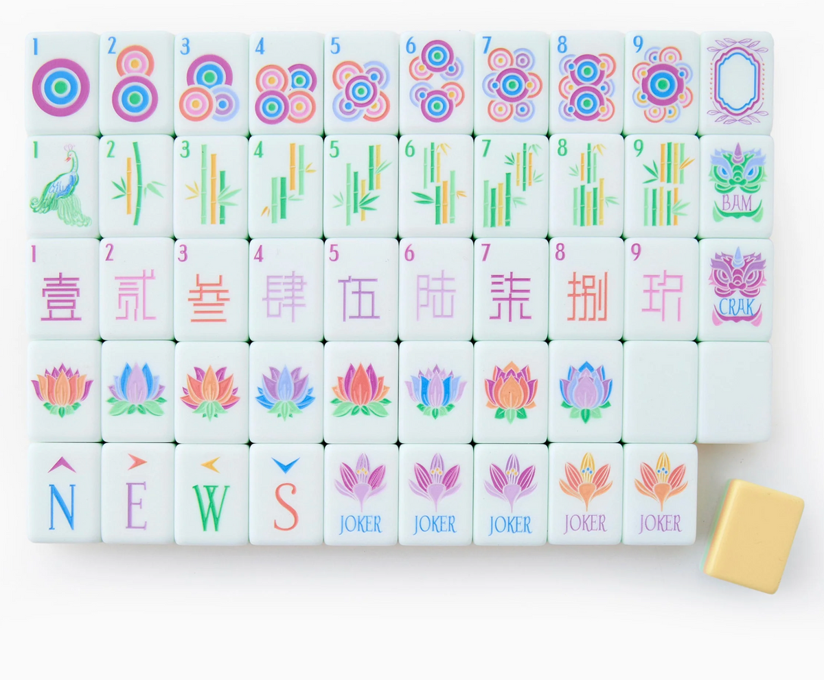 MAHJONG TILE SET - SORBET COLLECTION