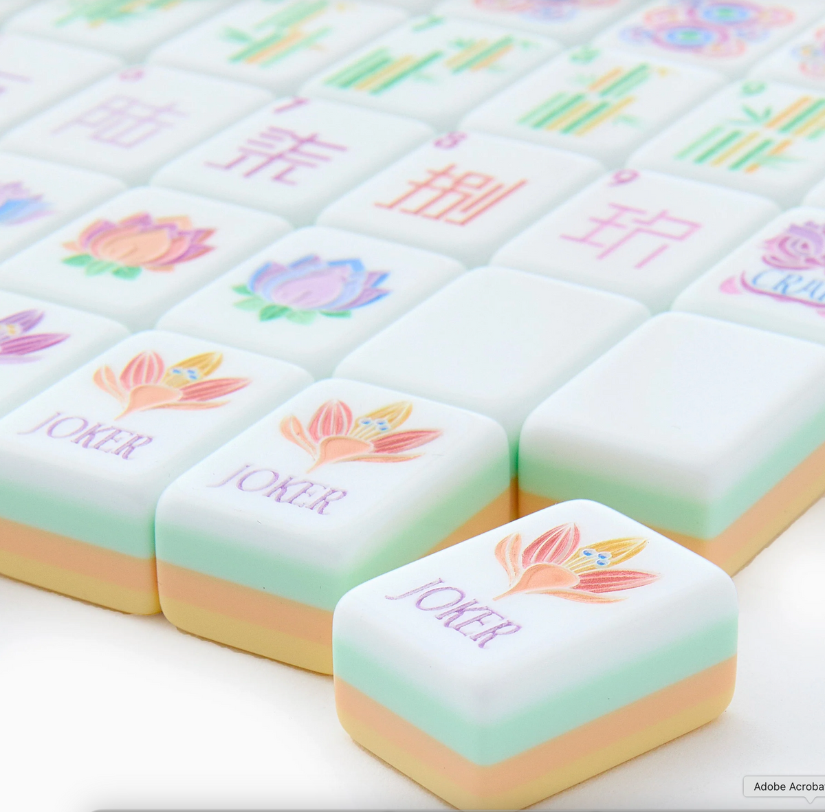 SORBET MAHJONG TILE SET