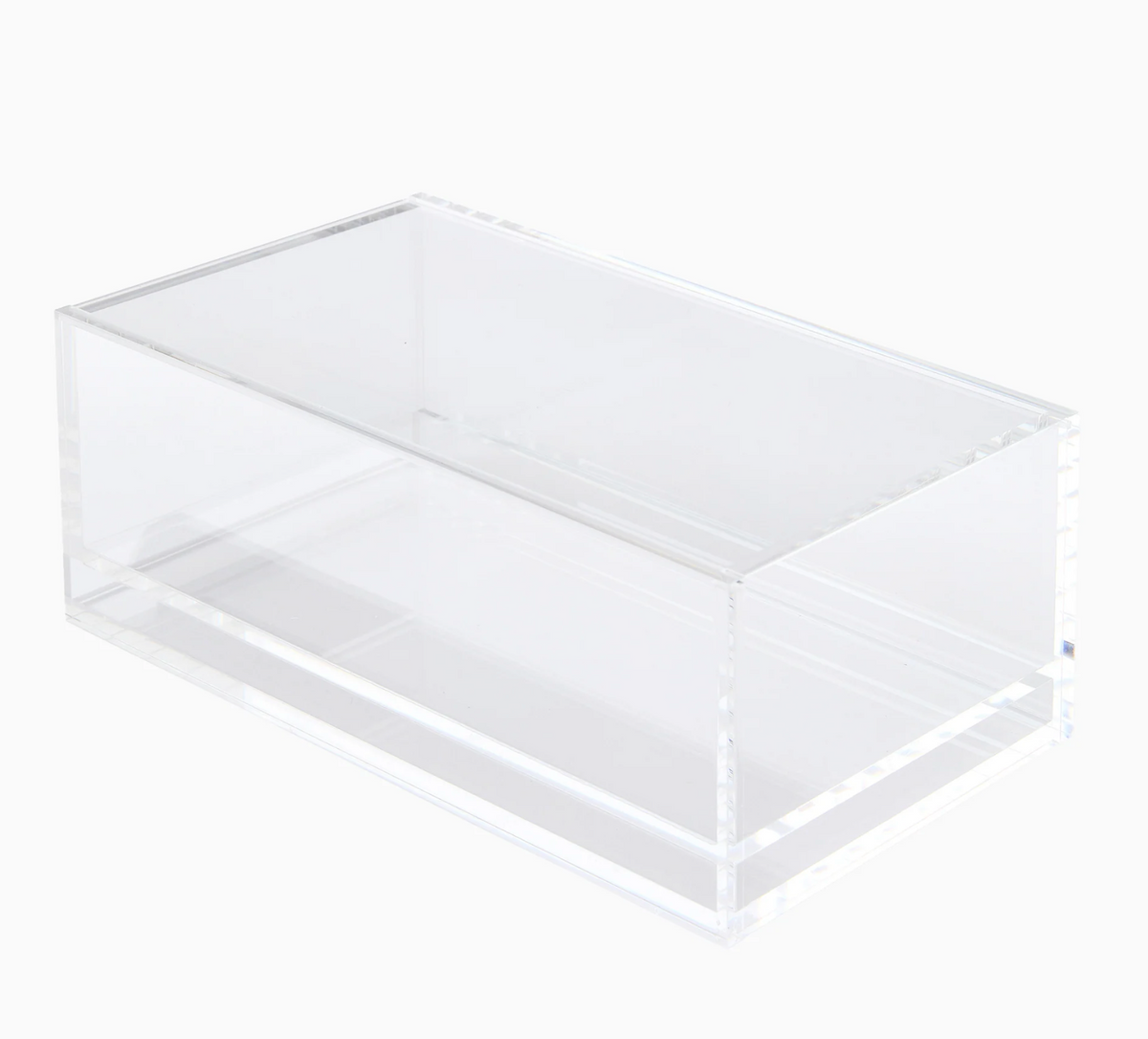 MAHJONG CLEAR ACRYLIC MAHJONG TILE STORAGE BOX