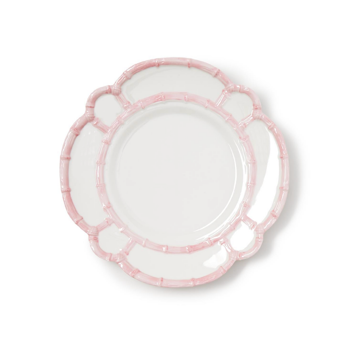 PINK BAMBOO DINNER PLATE SET