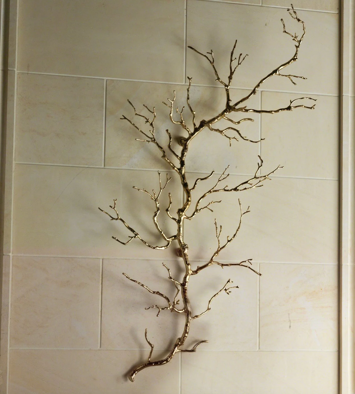 TWIG WALL ART - BRASS