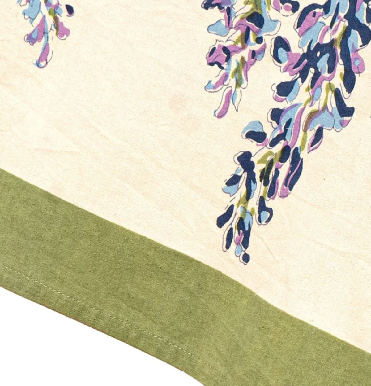 WISTERIA BLUE/GREEN TABLECLOTH