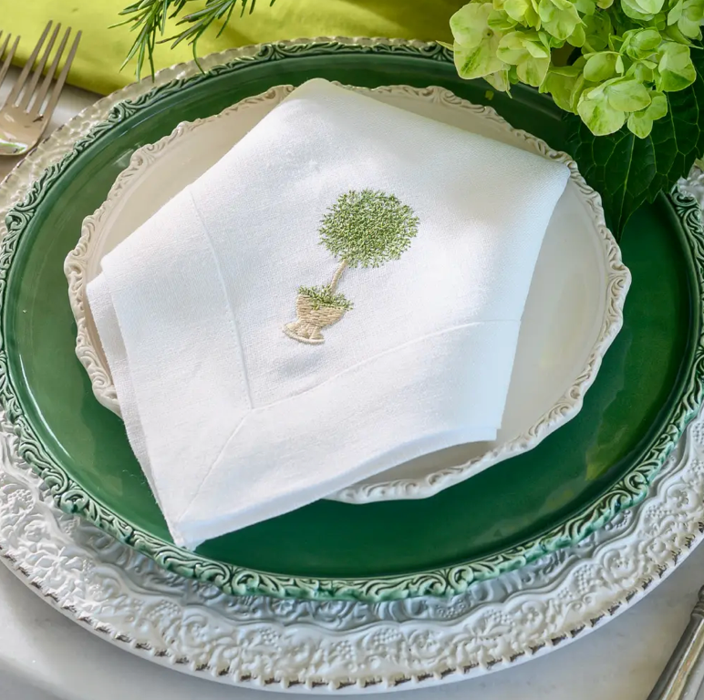 LARGE HERB TOPIARY NAPKIN SET