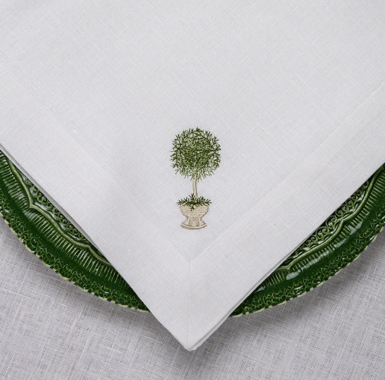 LARGE HERB TOPIARY NAPKIN SET