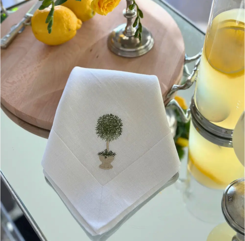 LARGE HERB TOPIARY NAPKIN SET