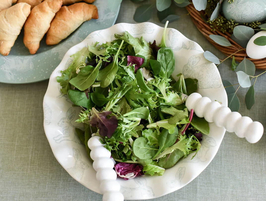 SPECKLED RABBIT SERVING BOWL